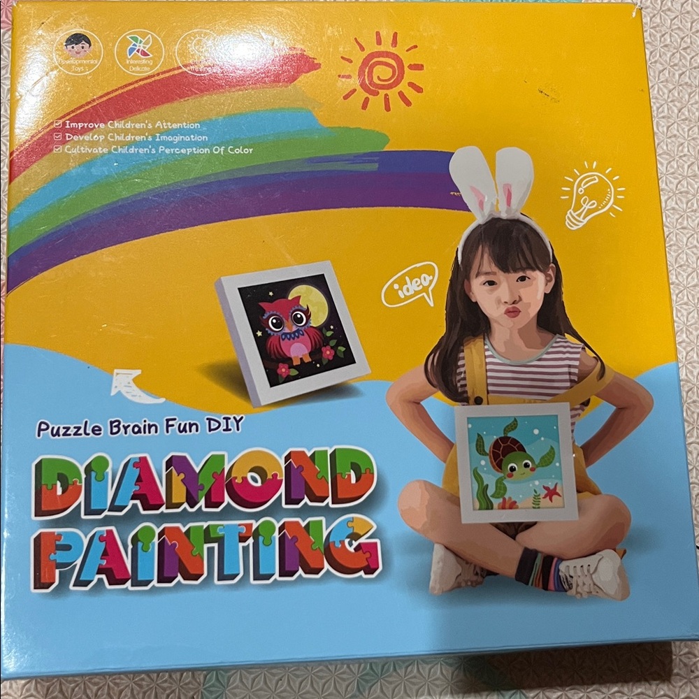 DIY Diamond Painting Kit for Kids - Colorful Creative Fun